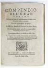 WRITING MANUAL.  Palatino, Giovanni Battista. Compendio del Gran Volume dellArte del . . . Scivere Tutte le Sorti di Lettere. 1588